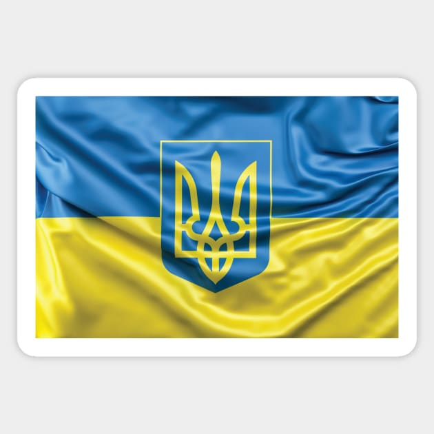 Flag of Ukraine Sticker by TanyaHoma